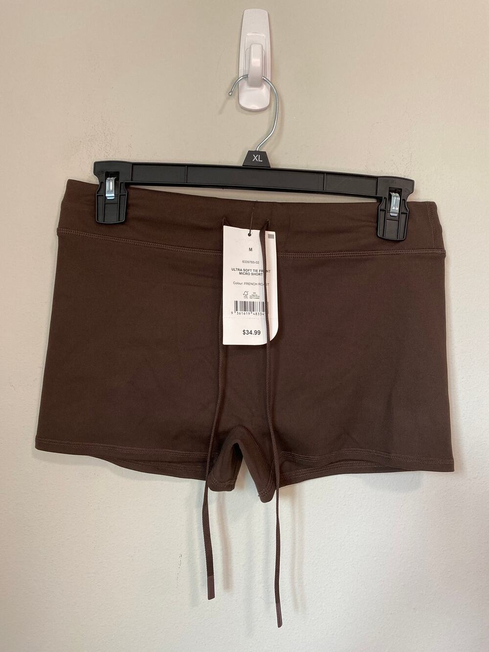 New Cotton On Body Ultra Soft Tie Front Micro Shorts Size Med